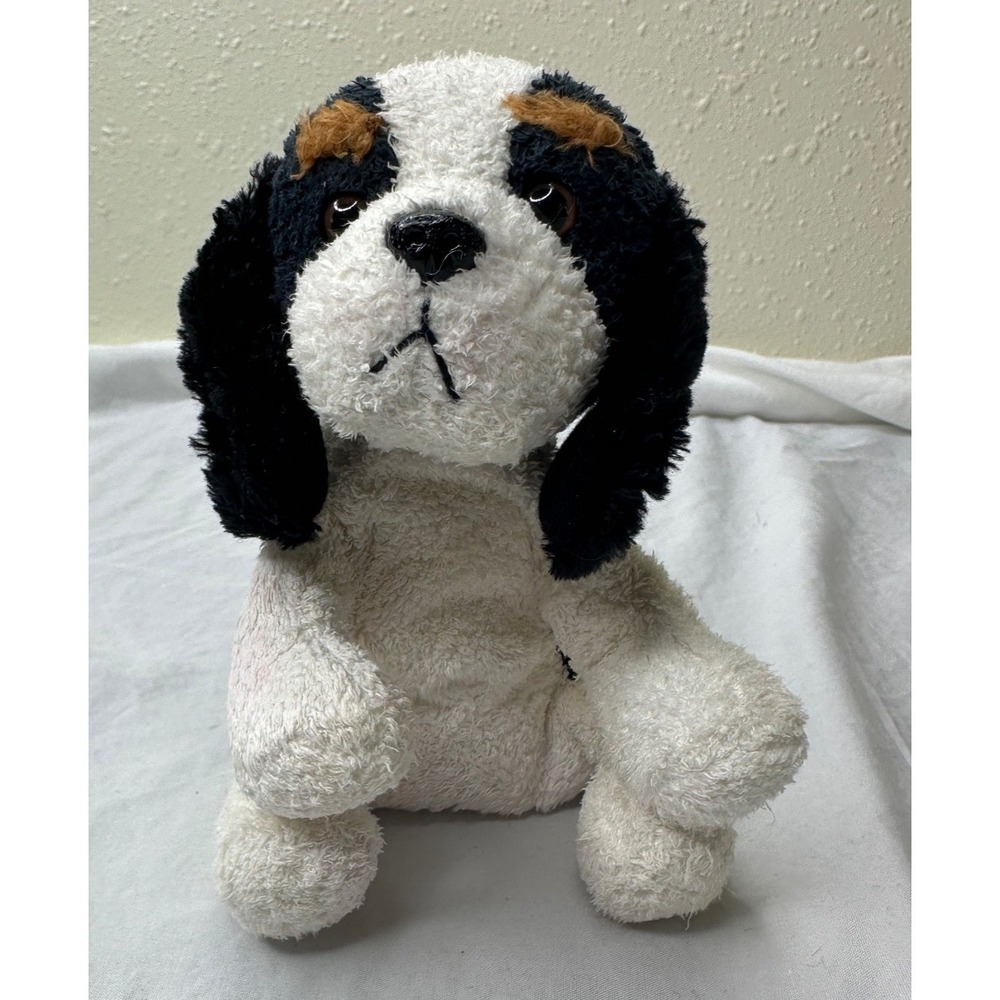 Russ Berrie Luv Pets Sparks Dog Beanie Soft Toy Plush Beanie Small Puppy Spaniel